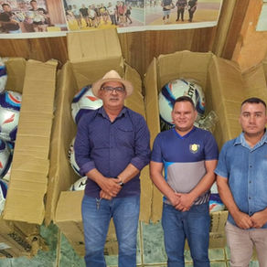Prefeitura de Santa Rosa do Purus anuncia aquisição de materiais esportivos para o fornecimento do esporte no município