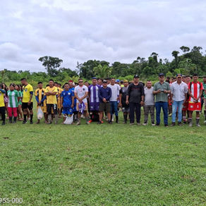 Prefeitura de Santa Rosa do Purus promove evento esportivo e entrega camisários na comunidade Balbino