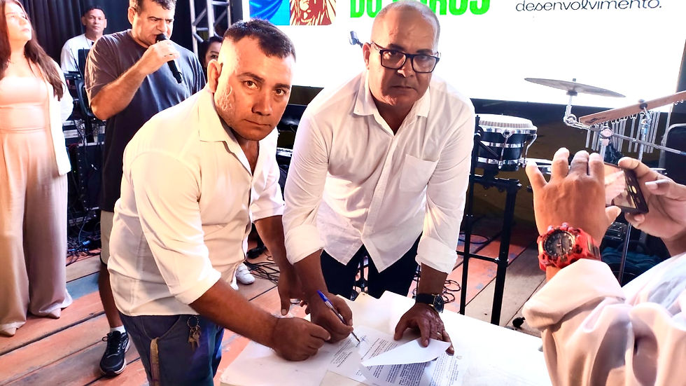 Prefeitura dar ordem de serviço para pavimentação da rua Djalma Batista do Nascimento