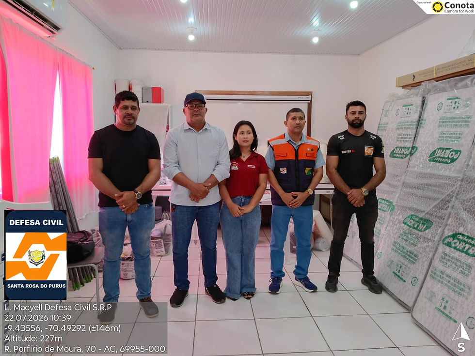 Prefeitura e Estado entregam mais de 900 kits para famílias em Santa Rosa do Purus