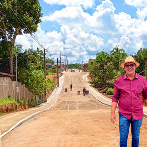 Prefeitura conclui trabalho de pavimentação em tijolos da rua Francisco das Chagas Rodrigues
