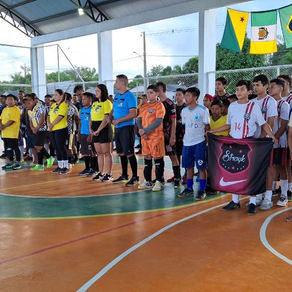 Com grande presença de público Prefeitura  promove abertura dos campeonatos de futsal Sub-14 e Master 2025