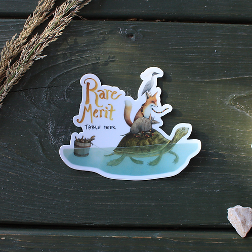 Rare Merit Table Beer Sticker