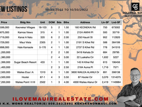 South Maui Real Estate