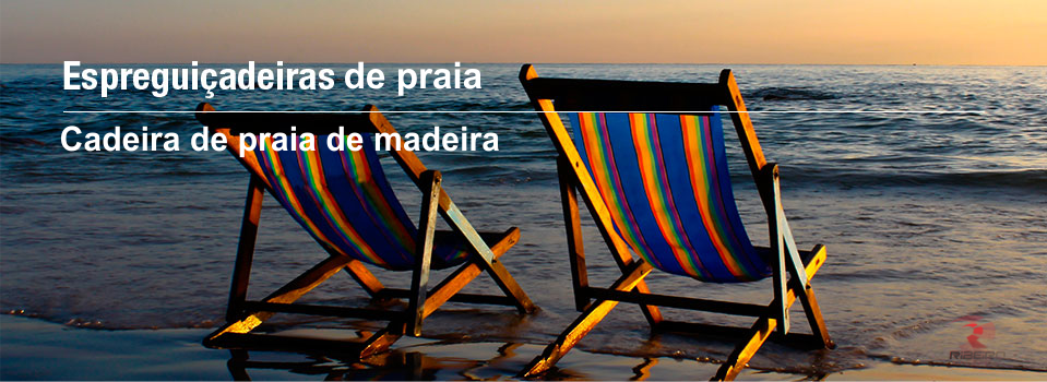 Cadeira espreguiçadeira de madeira