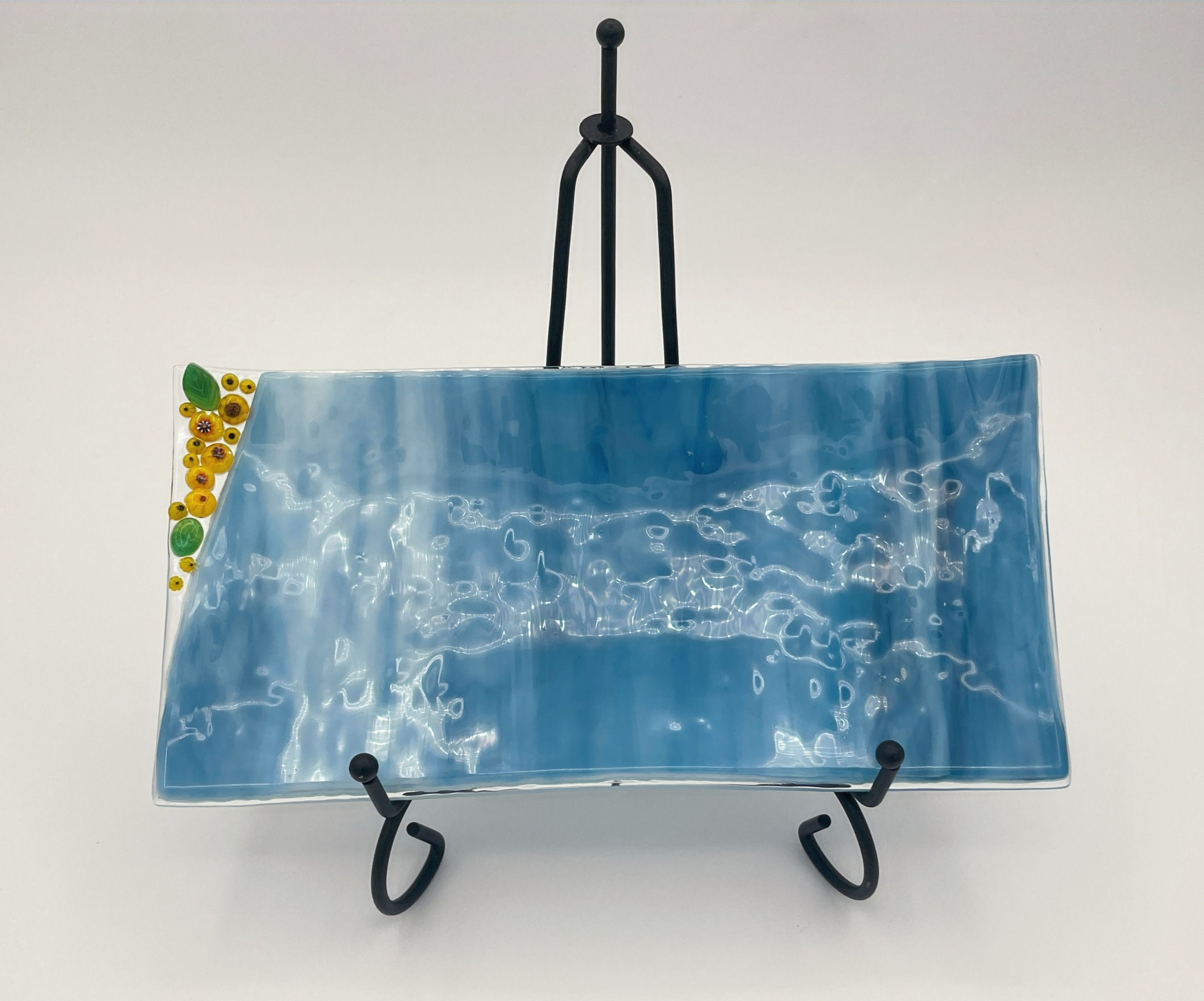 Wick Trimmer Tray: Sunflowers in the Blue Yonder