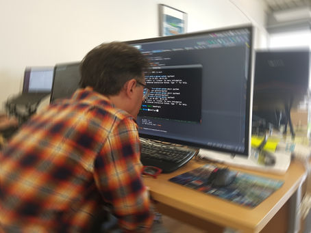 National Coding Week - A visually impaired developer's setup