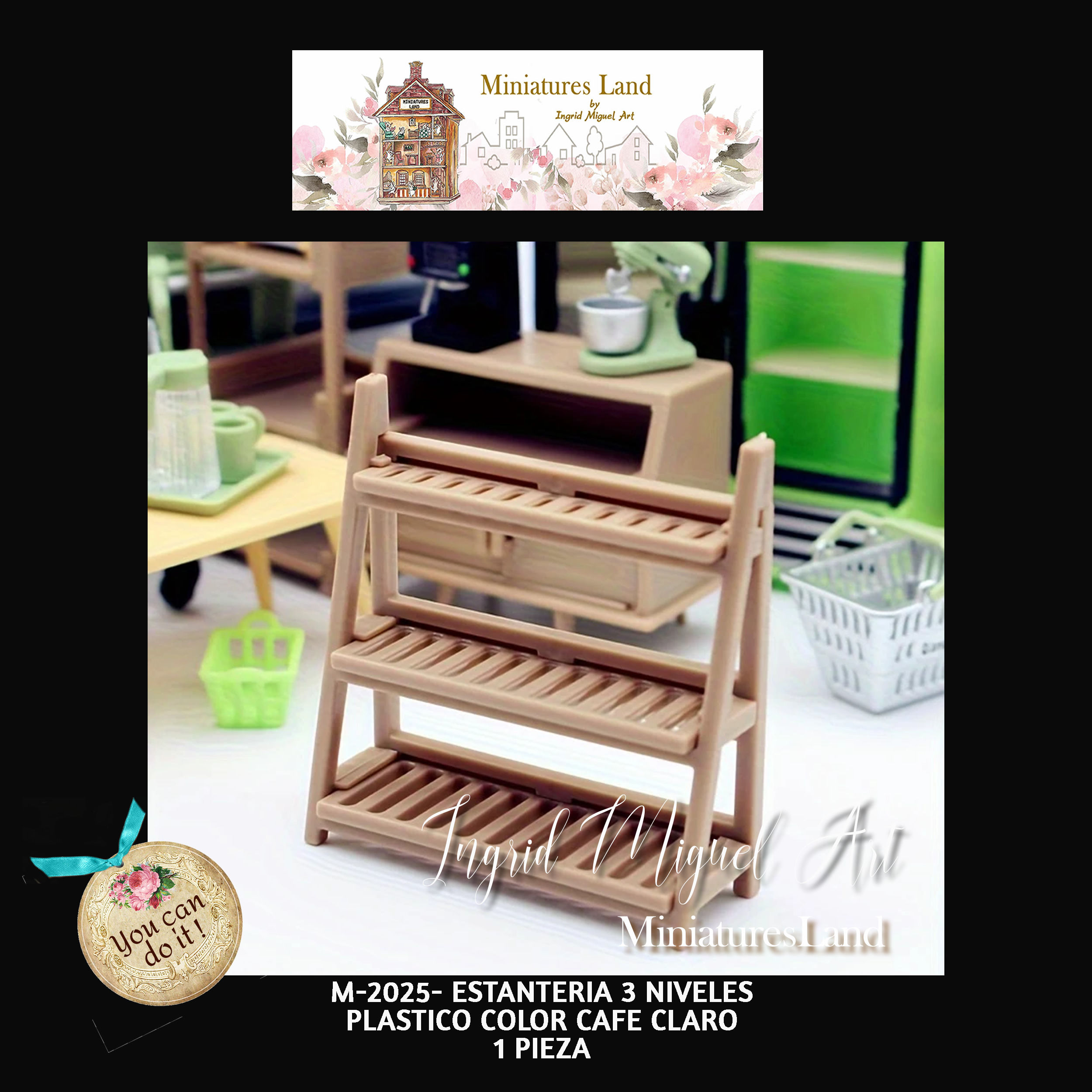 Estanteria para libros o juguetes casita de muñecas /Miniaturas /M-2025