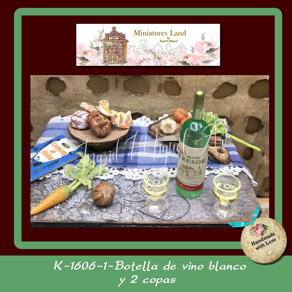 Miniatura: Botella Mini de Licores variados  ( 2 pzs ) /Miniaturas / K-1003