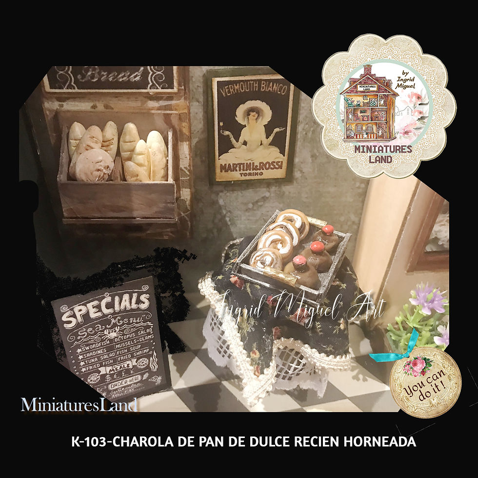 Thumbnail: Charola de Pan Horneado - color Plata Viejo  | Miniaturas /K-103