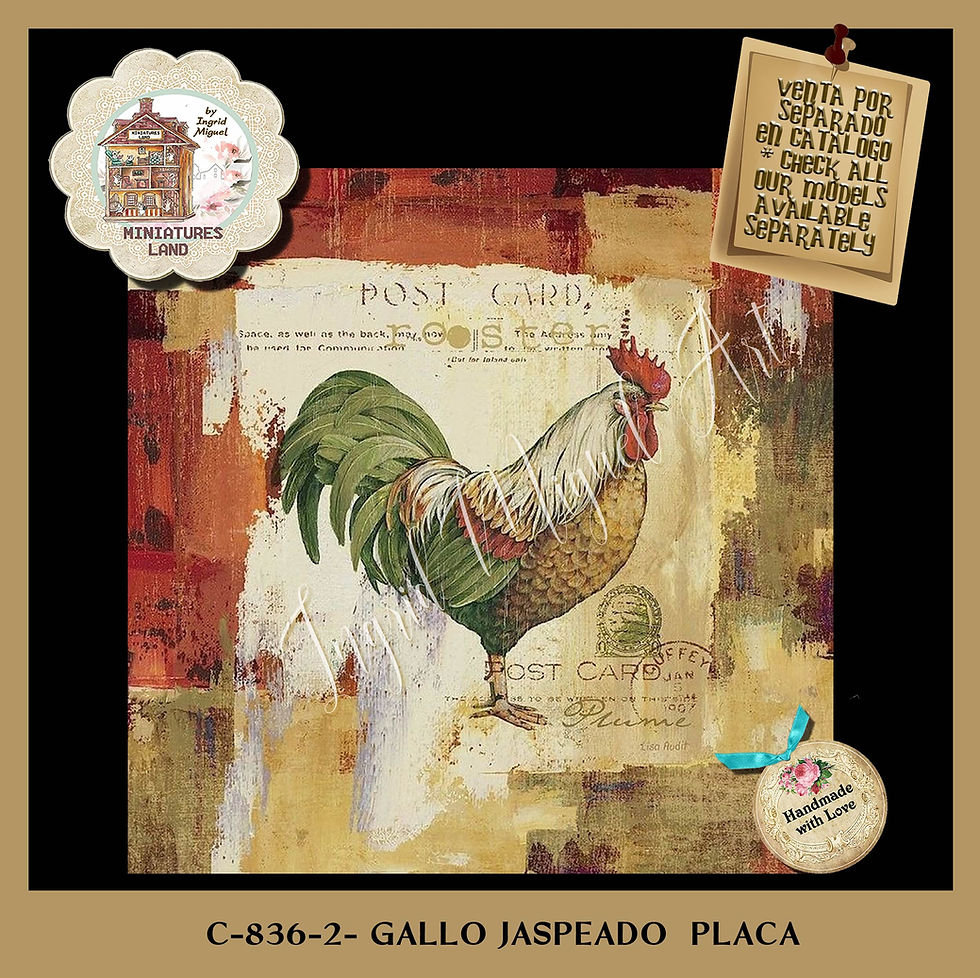 Thumbnail: Bodegon Salami mural mosaicos /Cuadro decorativo/Miniatura/CM-901253