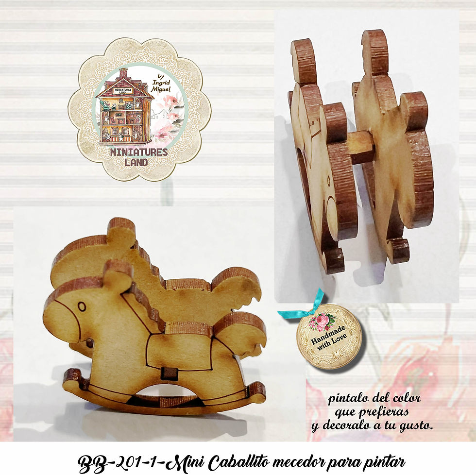 Thumbnail: Caballito Infantil de mecedora, típico juguete para los niños/Miniatura/BB-201