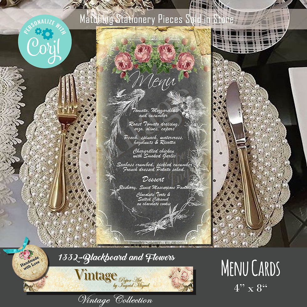 Miniatura: Invitación Depedida de Soltera ARCHIVO DIGITAL, La Pizarra Vintage / TR-1332-2