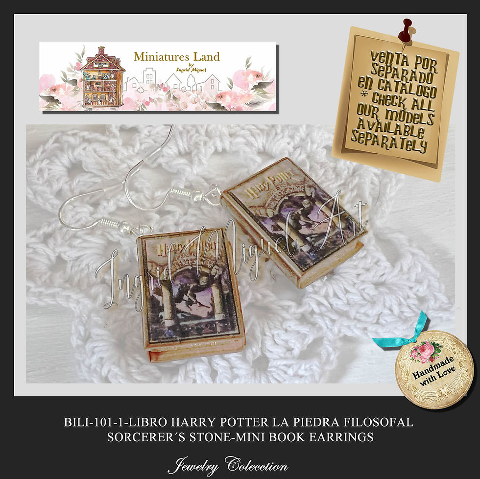 Miniatura: Aretes de Roles de Canela con Cuchara| Miniatura /BIK-424