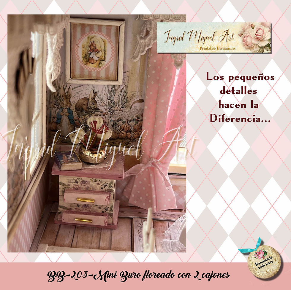 Miniatura: Angelita en rosa, porcelana y tela  para tu casita muñecas /Miniatura/BB-232