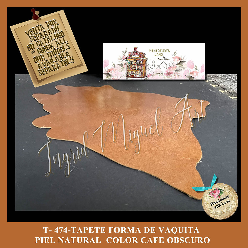 Thumbnail: Tapete Persa Dorado con Flores, grande, med. y chico miniatura/T-403