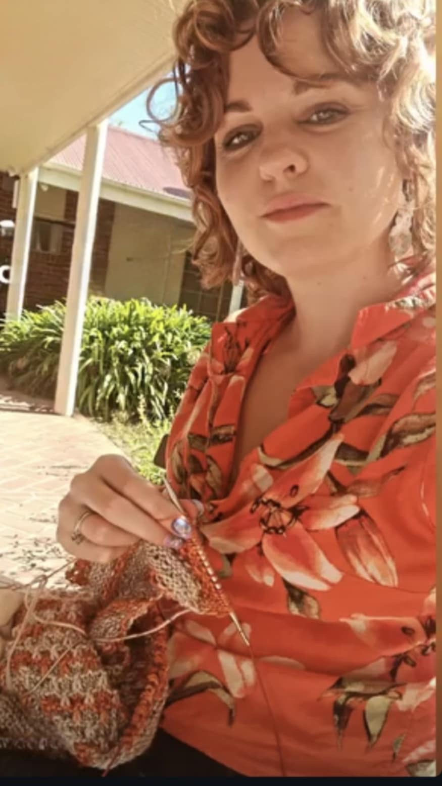 Amy with work