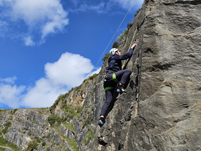 What is rock climbing?