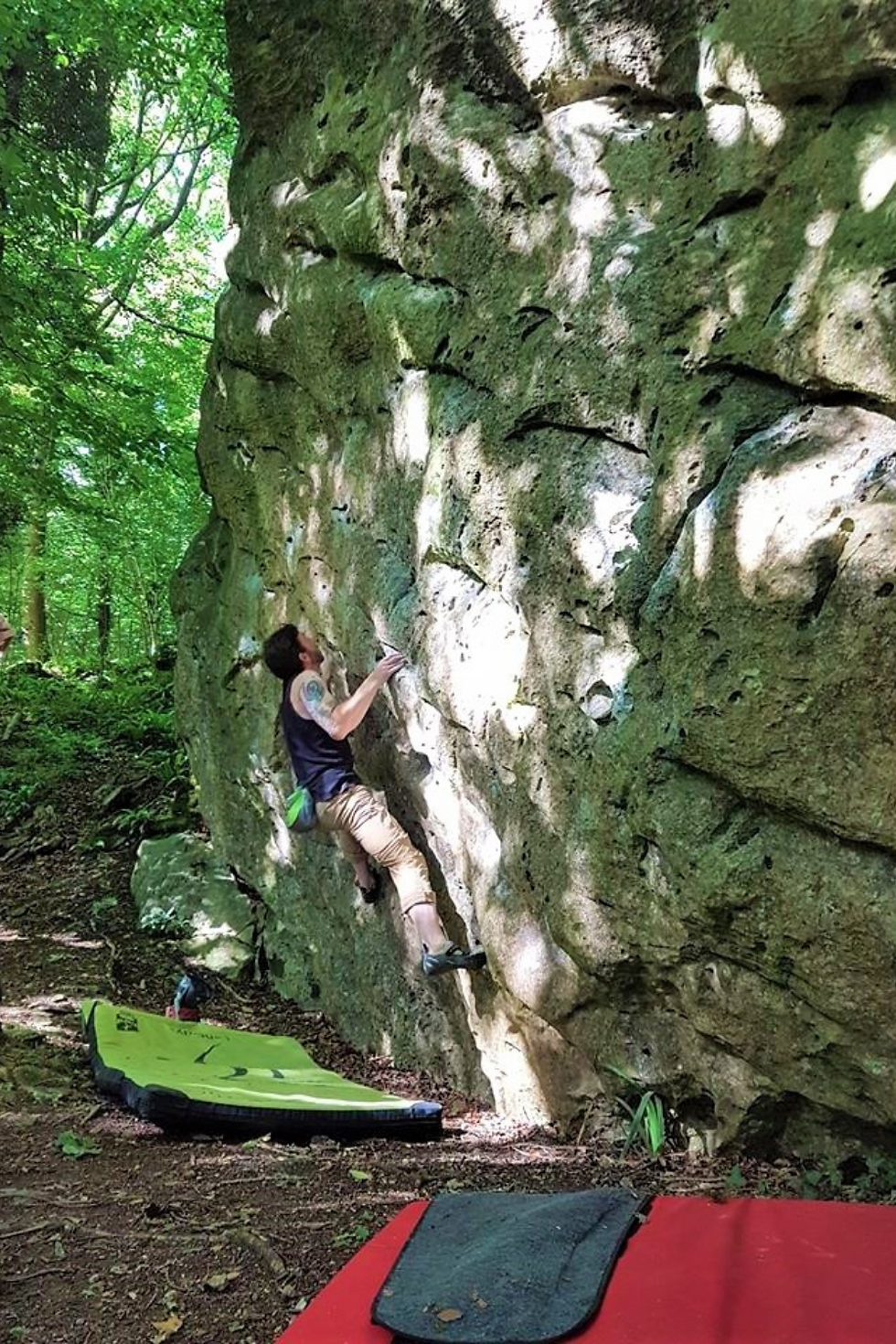 Outdoor bouldering workshops UK
