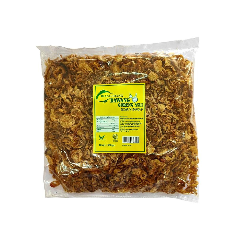 BAWANG GORENG ASLI RIANG-RIANG / FRIED SHALLOT 炸葱 500G | H&S Grocery