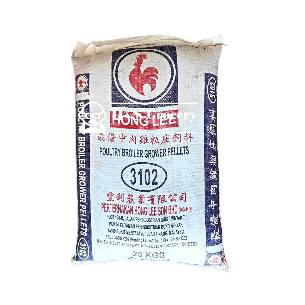 DEDAK AYAM KASAR HITAM 3102 / GROWER PELLET CHICKEN DUCK FEED 鸡饲料 25KG