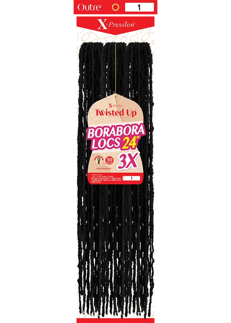 Thumbnail: X-Pression Twisted up- 3X Borabora Locs 24"