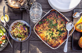 Lunch at Mt Rosa Lodge accommodation