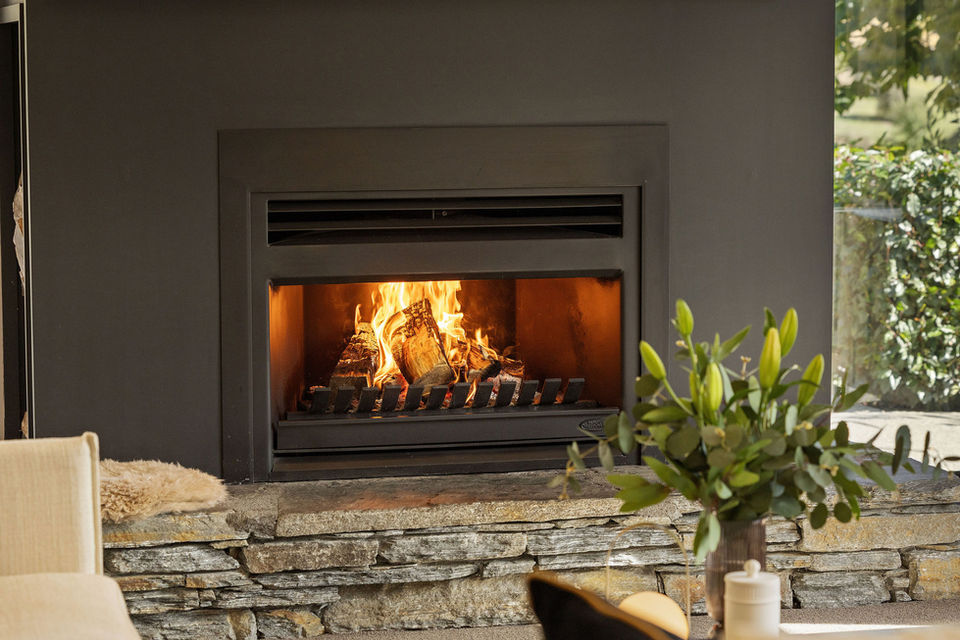 Cost fireplace during winter at Mt Rosa Lodge