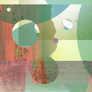 Abstract and colourful art graphic