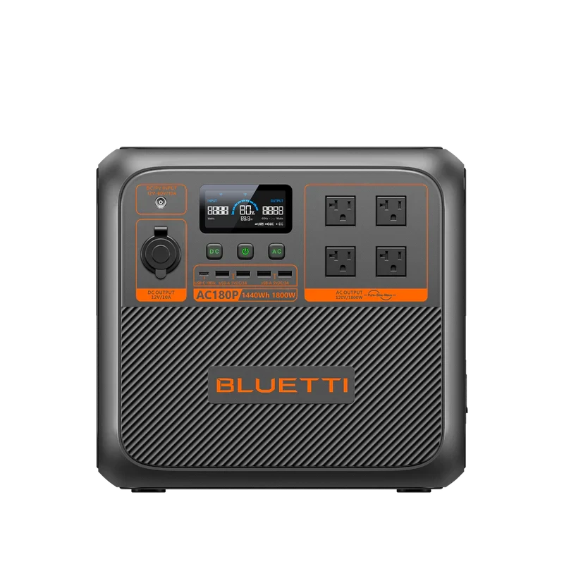 BLUETTI AC180P Portable Power Station | 1,800W 1,440Wh