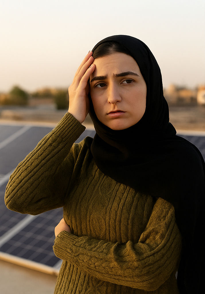 girl regretting
