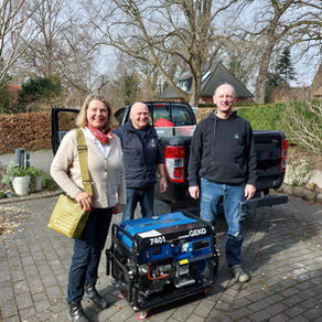 Heimo Stoffel vermittelt Stromerzeuger für den Verein