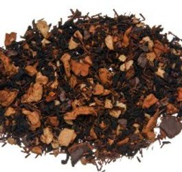 chocolate tea, loose leaf gourmet chocolate tea
