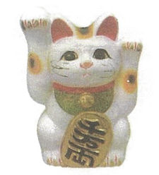 両手福招猫