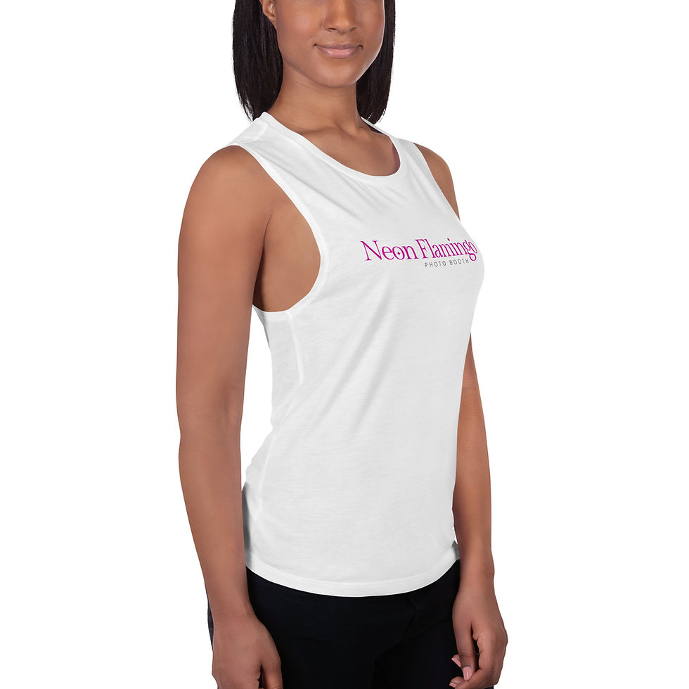 Thumbnail: Neon Flamingo Ladies’ Muscle Tank