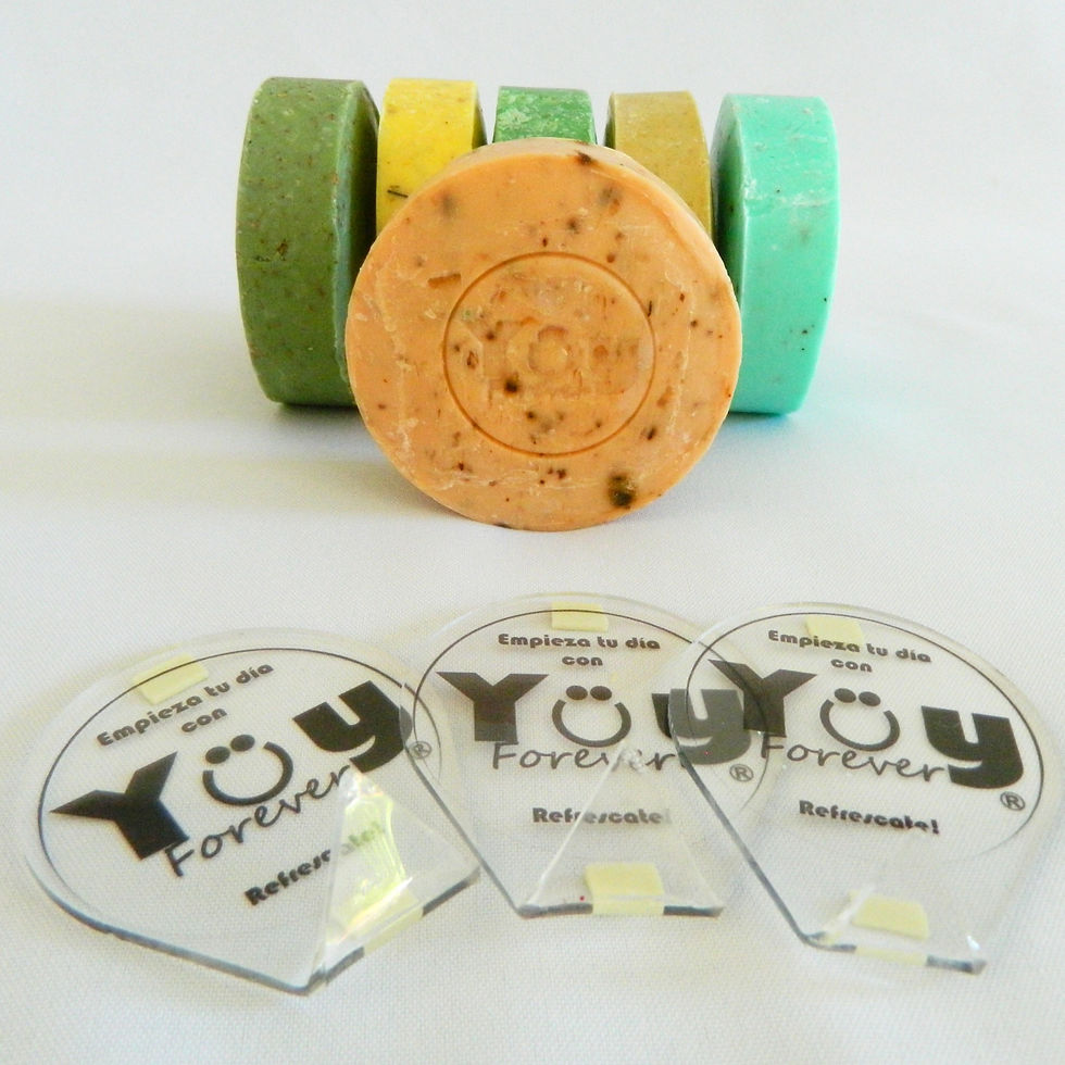 Pack de six savons artisanaux (3 gouttes Yoy GRATUITES)