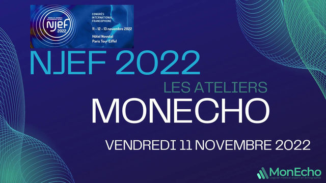 MonEcho partenaire des NJEF 2022. Le congrès d'échographie fœtale ...