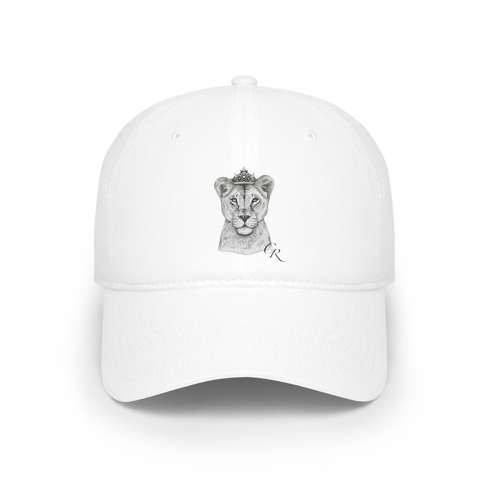 Miniaturbild: Women’s Lioness Low Profile Baseball Cap🤍🤎