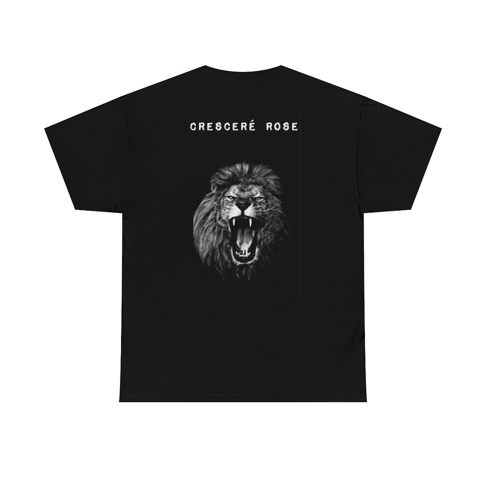 Mens Lion Heavy Cotton Tee ◼️◻️