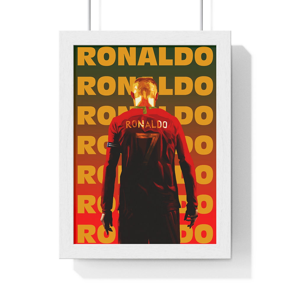 Thumbnail: Framed Poster A4 Lionel Messi