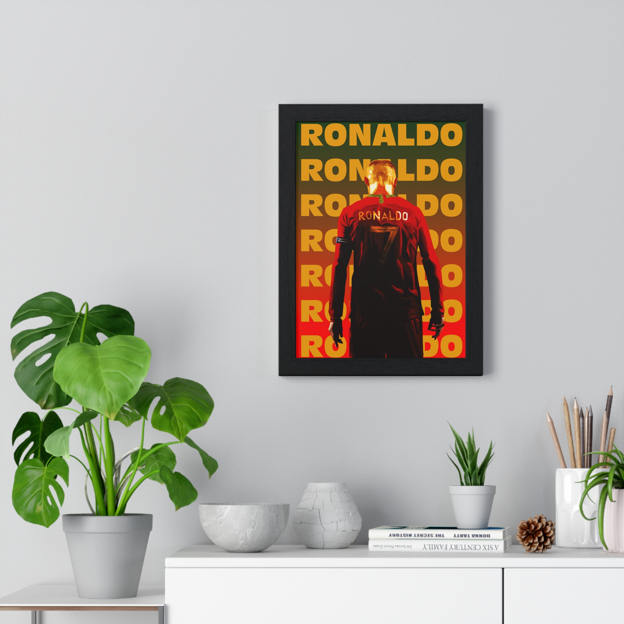 Framed Poster A4 Lionel Messi