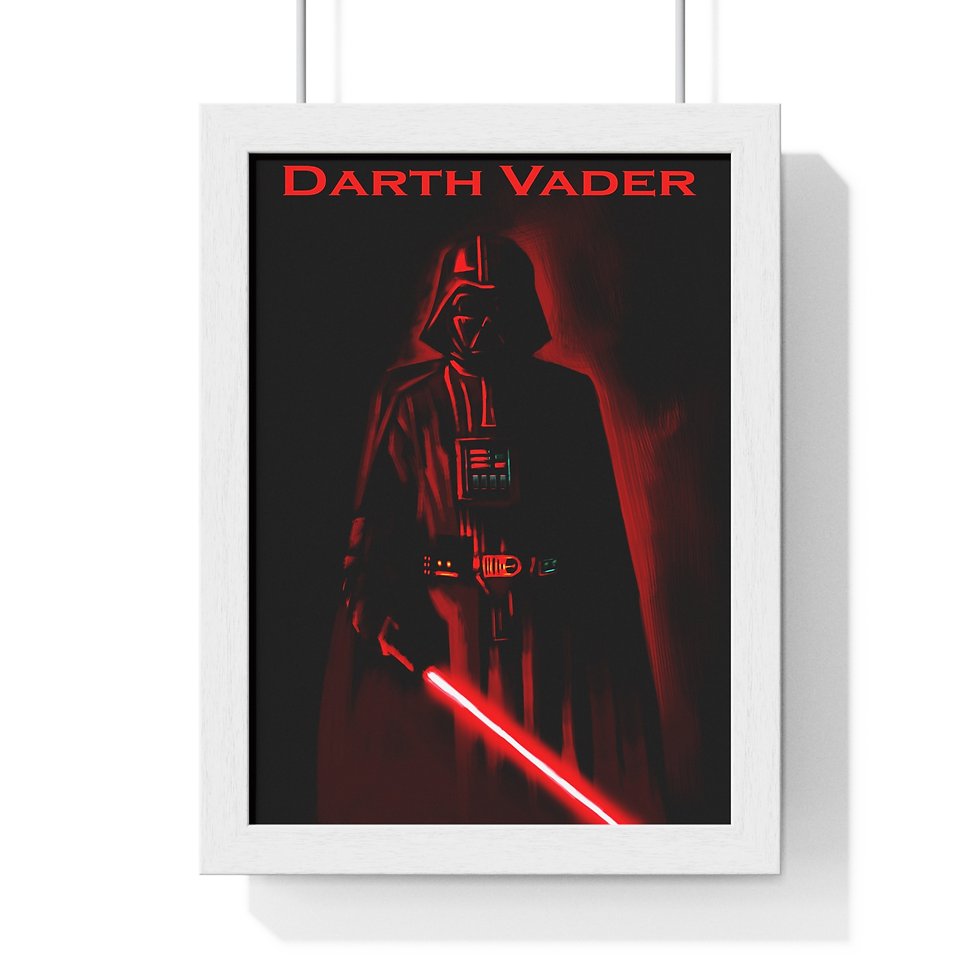 Thumbnail: Framed Poster A4 Darth Vader