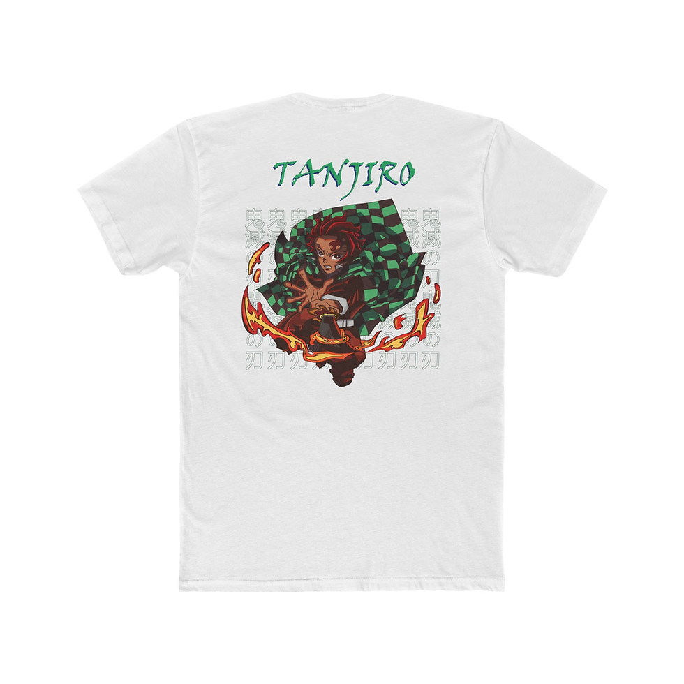 Thumbnail: Demon Slayer Tanjiro Kamado Cotton Crew T-shirt