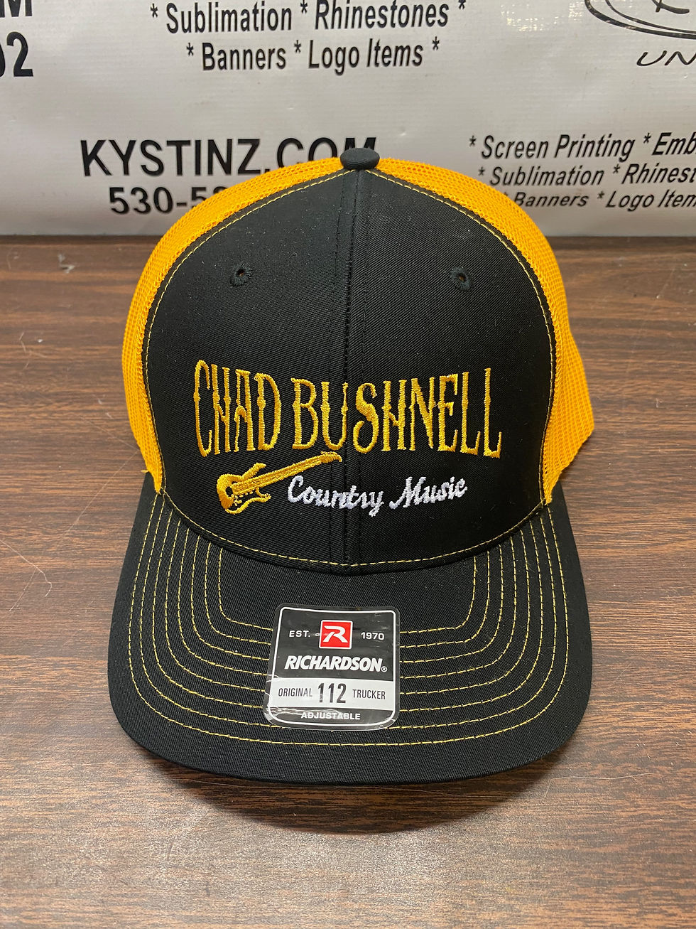 Snapback Trucker Hat (Orange/Black)