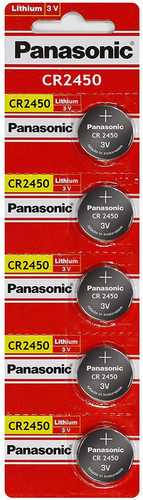 50 X Panasonic 1 Blister CR2450 Batteria A Bottone Al Litio 3 V - Foto 10