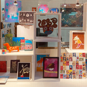 Schaufenster Kunstkiosk kreativwerkstatt