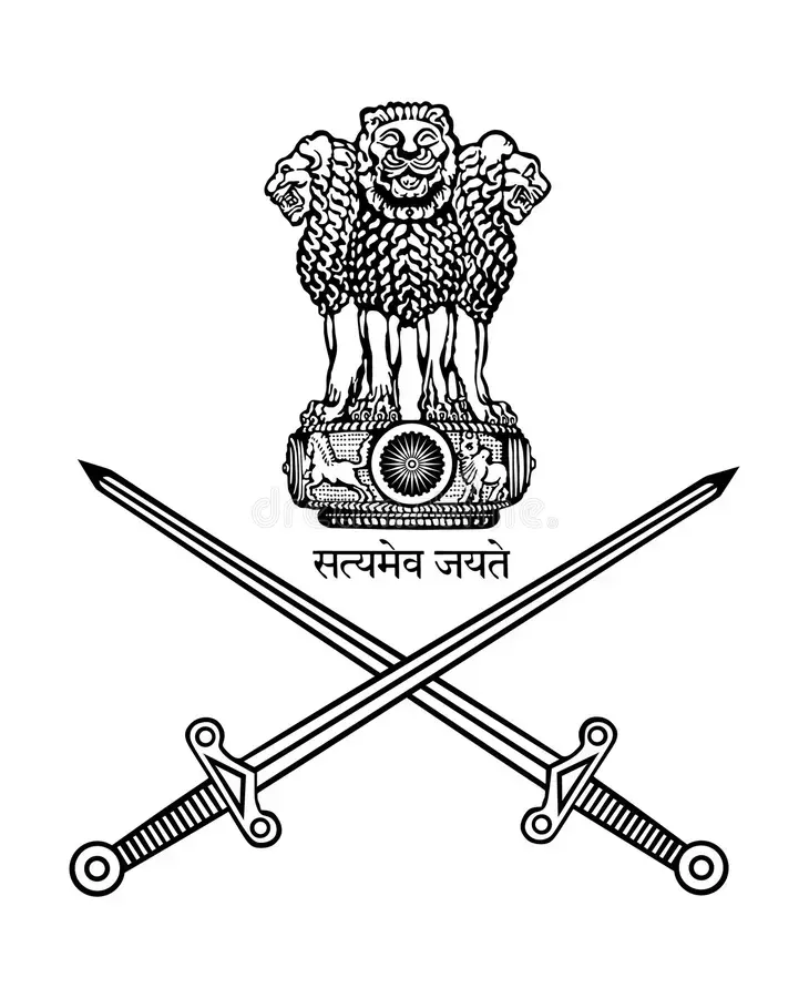 india-army-coat-arms-vector-illustration-isolated-proud-symbol-indian-troops-emblem-nation