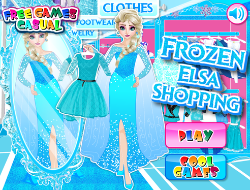 Juegos Frozen Elsa Shopping
