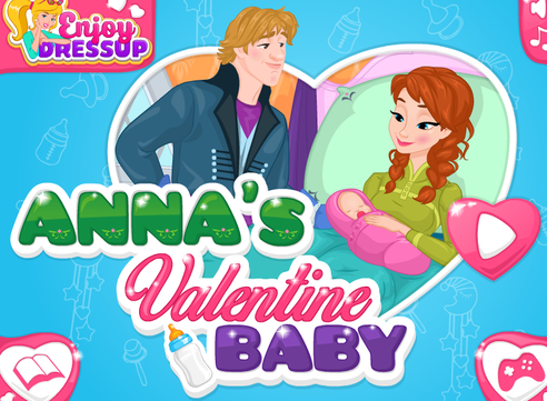 Juego de Frozen Annas Valentine Baby