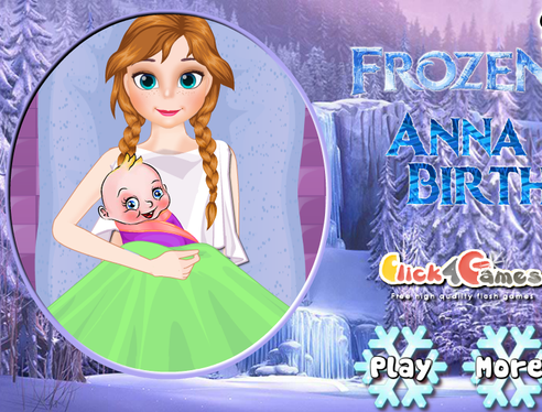 Juegos de Frozen Anna Birth